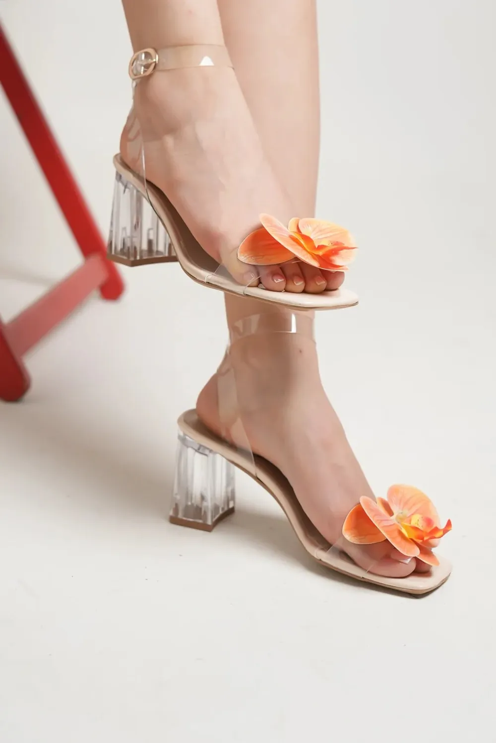 Rifel Sandale Orchidée Plexi — Chaussure femme de luxe