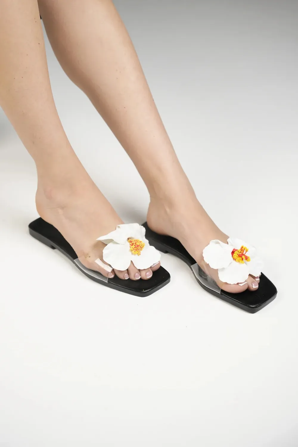 Rifel Mule Plate Orchidée — Vue latérale